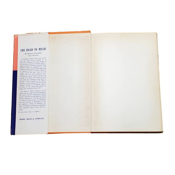 The Road to Music Nicolas Slonimsky 1947 Hardcover with Original Dust Cover - Picture 2 of 15